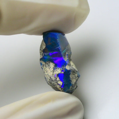 Blue Opal Rough 8.65  Carats | Natural Ethiopian Opal Rough - Ready for Cutting & Jewelry | AAA Grade Opal Raw