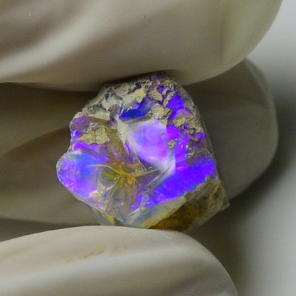 Blue Opal Rough 9.80  Carats | Natural Ethiopian Opal Rough - Ready for Cutting & Jewelry | AAA Grade Opal Raw