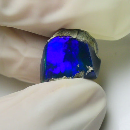 Blue Opal Rough 7.00  Carats | Natural Ethiopian Opal Rough - Ready for Cutting & Jewelry | AAA Grade Opal Raw