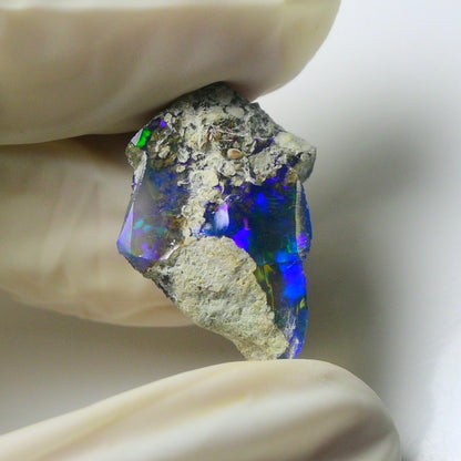 Blue Opal Rough 7.40  Carats | Natural Ethiopian Opal Rough - Ready for Cutting & Jewelry | AAA Grade Opal Raw