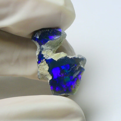 Blue Opal Rough 5.95  Carats | Natural Ethiopian Opal Rough - Ready for Cutting & Jewelry | AAA Grade Opal Raw