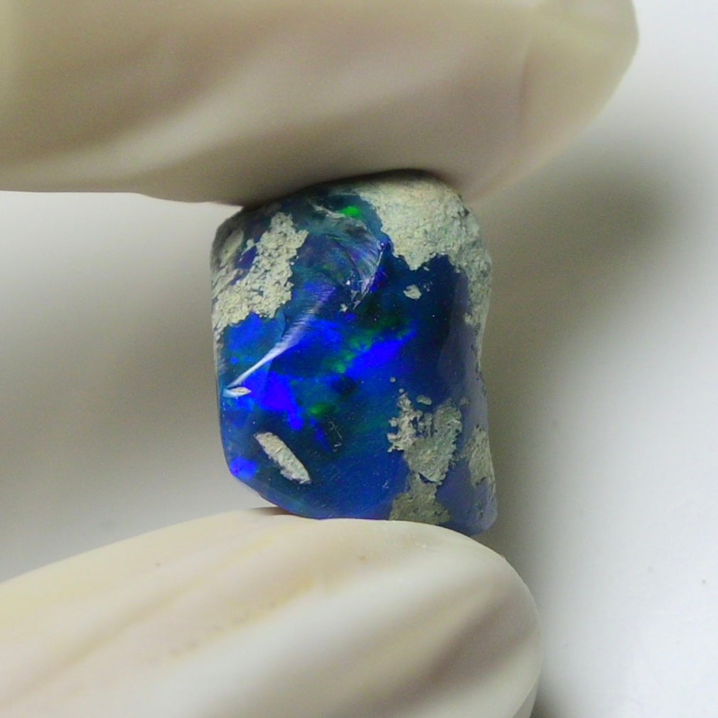 Blue Opal Rough 9.00  Carats | Natural Ethiopian Opal Rough - Ready for Cutting & Jewelry | AAA Grade Opal Raw