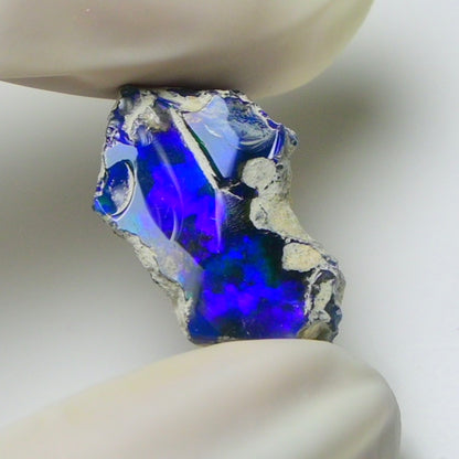 Blue Opal Rough 8.30  Carats | Natural Ethiopian Opal Rough - Ready for Cutting & Jewelry | AAA Grade Opal Raw