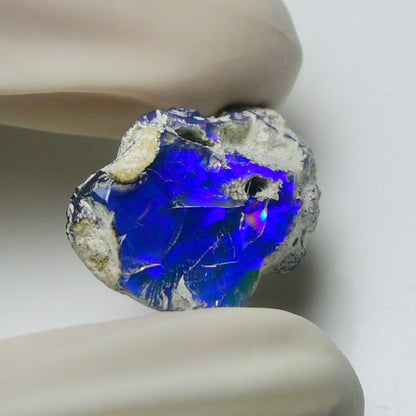 Blue Opal Rough 8.10  Carats | Natural Ethiopian Opal Rough - Ready for Cutting & Jewelry | AAA Grade Opal Raw