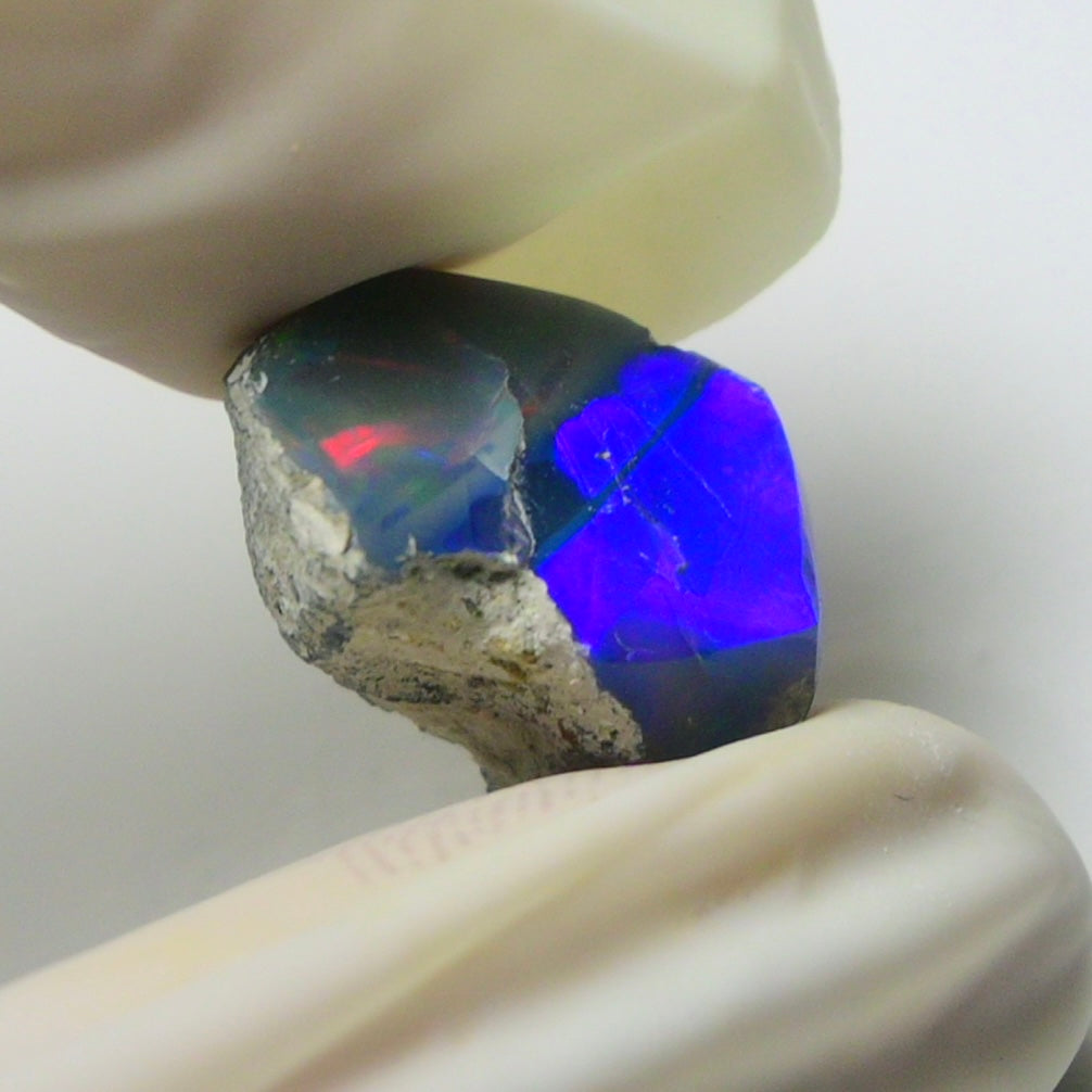 Blue Opal Rough 7.40  Carats | Natural Ethiopian Opal Rough - Ready for Cutting & Jewelry | AAA Grade Opal Raw