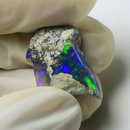 Blue Opal Rough 7.40  Carats | Natural Ethiopian Opal Rough - Ready for Cutting & Jewelry | AAA Grade Opal Raw