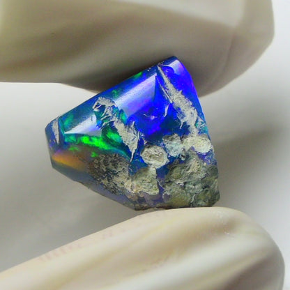 Blue Opal Rough 6.20  Carats | Natural Ethiopian Opal Rough - Ready for Cutting & Jewelry | AAA Grade Opal Raw