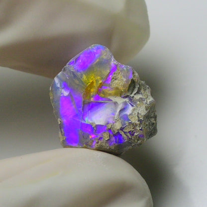 Blue Opal Rough 9.80  Carats | Natural Ethiopian Opal Rough - Ready for Cutting & Jewelry | AAA Grade Opal Raw