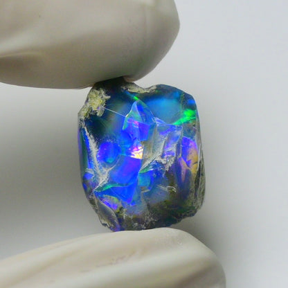 Blue Opal Rough 10.65  Carats | Natural Ethiopian Opal Rough - Ready for Cutting & Jewelry | AAA Grade Opal Raw