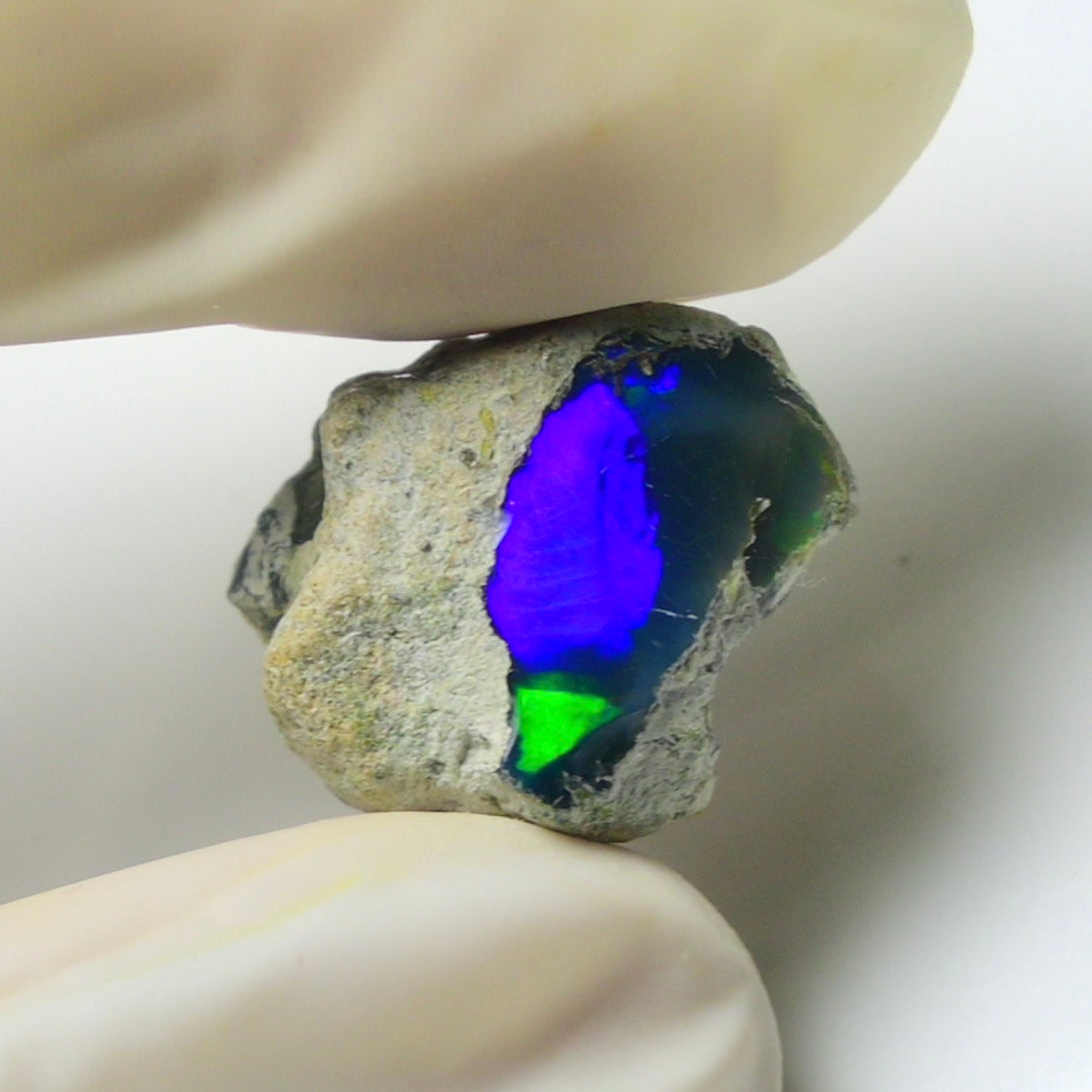 Blue Opal Rough 8.70  Carats | Natural Ethiopian Opal Rough - Ready for Cutting & Jewelry | AAA Grade Opal Raw