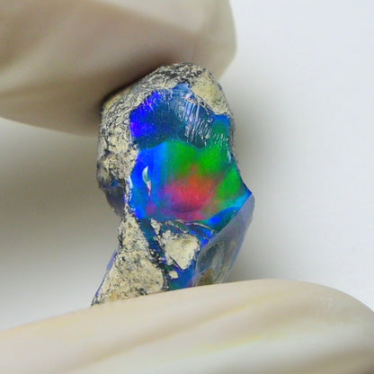 Blue Opal Rough 8.65  Carats | Natural Ethiopian Opal Rough - Ready for Cutting & Jewelry | AAA Grade Opal Raw