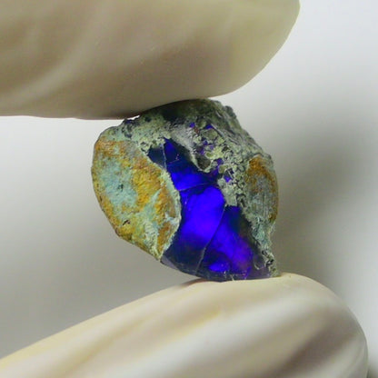 Blue Opal Rough 7.95  Carats | Natural Ethiopian Opal Rough - Ready for Cutting & Jewelry | AAA Grade Opal Raw