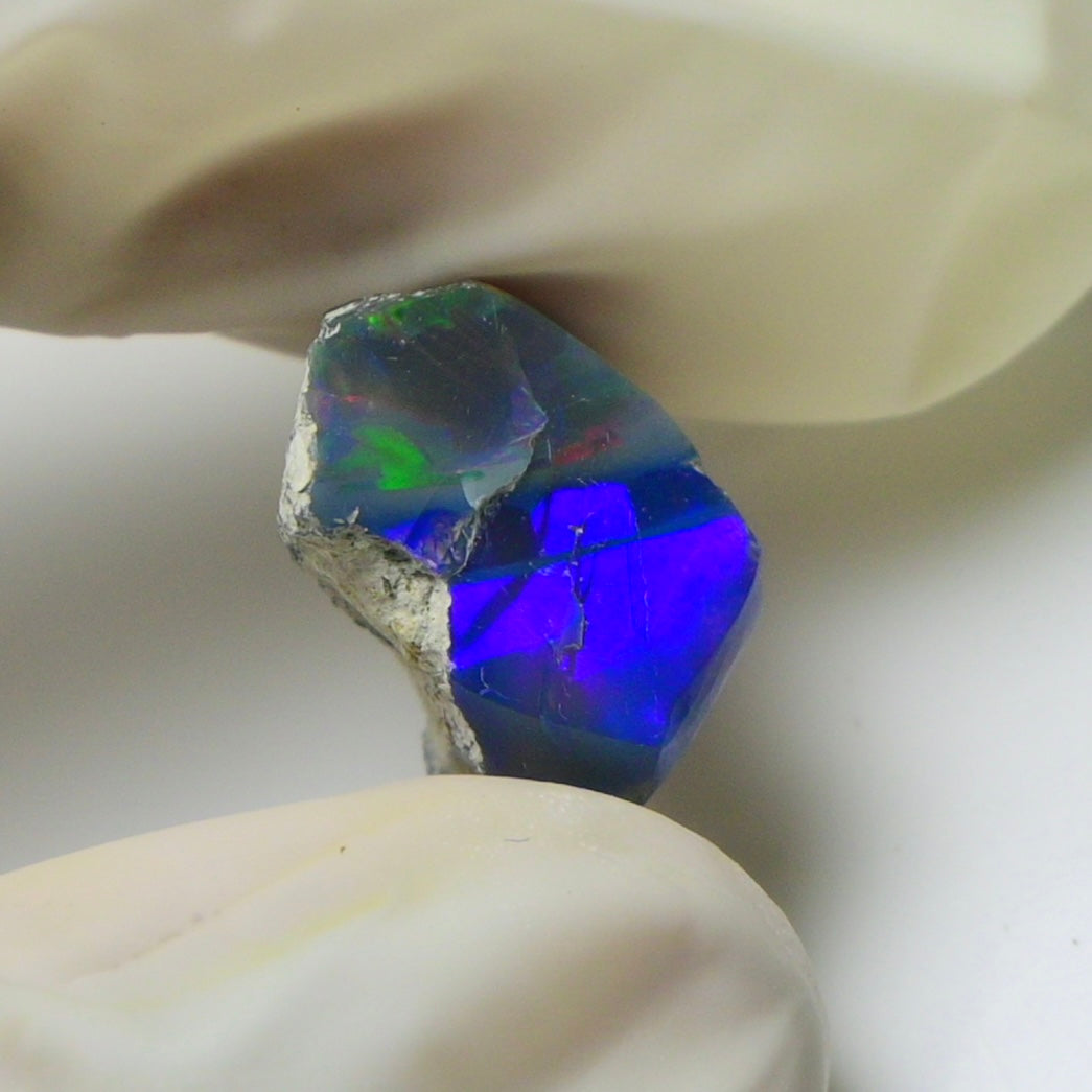 Blue Opal Rough 7.40  Carats | Natural Ethiopian Opal Rough - Ready for Cutting & Jewelry | AAA Grade Opal Raw