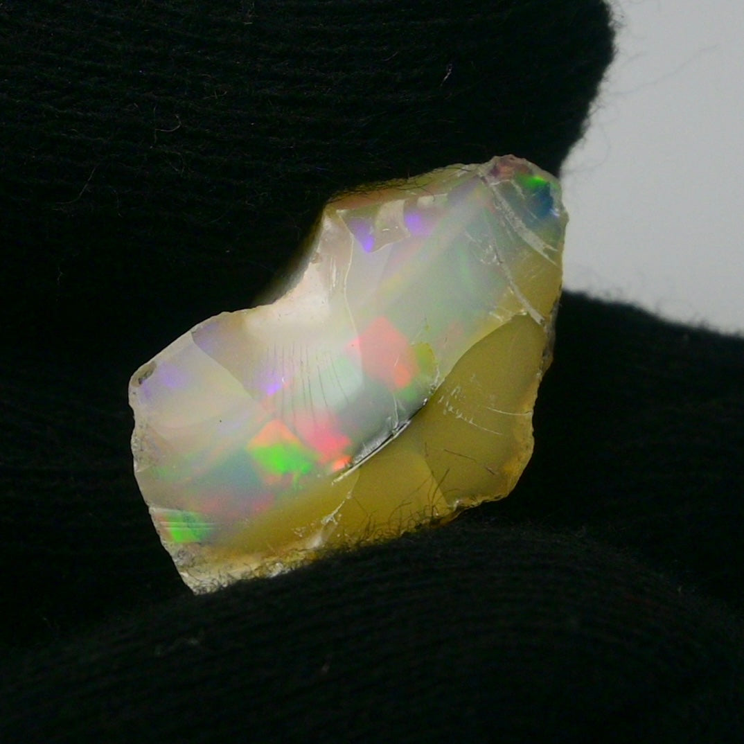 White Opal 10.35 Carats | Natural White Ethiopian Opal Rough - Ready for Cutting & Jewelry!