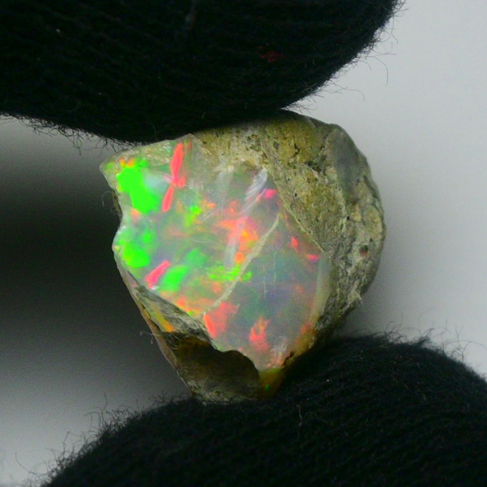 White Opal 12.05 Carats | Natural White Ethiopian Opal Rough - Ready for Cutting & Jewelry!