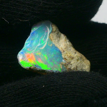 White Opal 9.75 Carats | Natural White Ethiopian Opal Rough - Ready for Cutting & Jewelry!