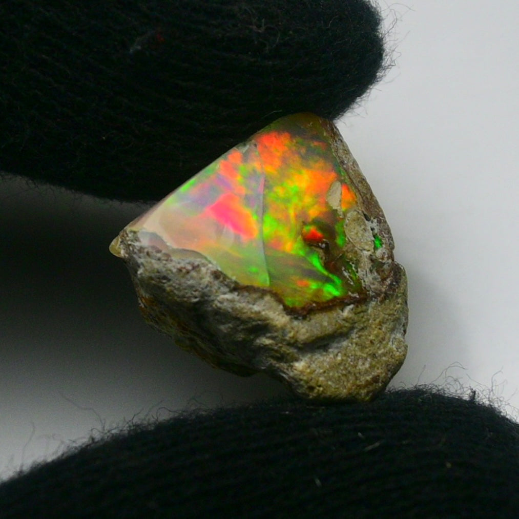 White Opal 9.40 Carats | Natural White Ethiopian Opal Rough - Ready for Cutting & Jewelry!
