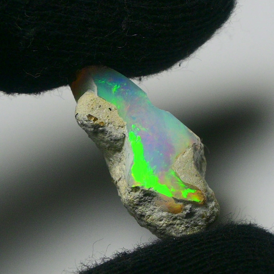 White Opal 13.60 Carats | Natural White Ethiopian Opal Rough - Ready for Cutting & Jewelry!