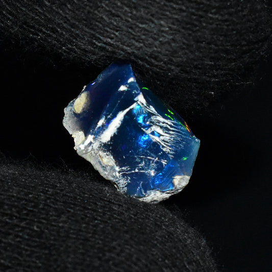 Black Opal Rough 3.20 Carats | Natural Ethiopian Opal Rough - Ready for Cutting & Jewelry | AAA Grade Opal Raw