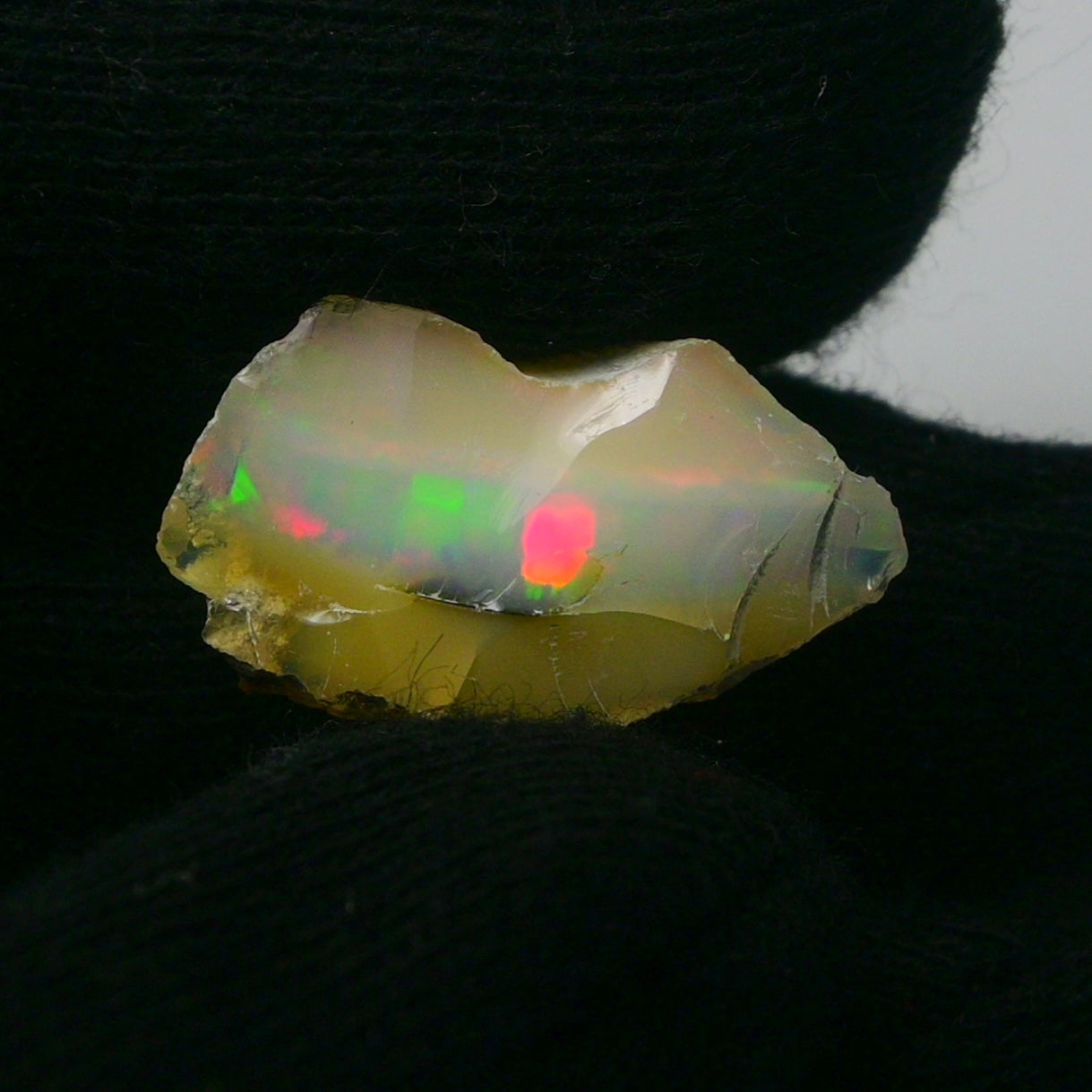 White Opal 10.35 Carats | Natural White Ethiopian Opal Rough - Ready for Cutting & Jewelry!
