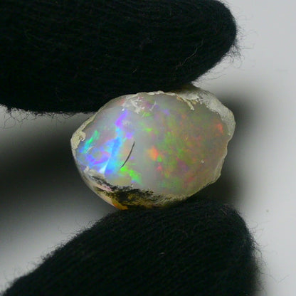 White Opal 21.30 Carats | Natural White Ethiopian Opal Rough - Ready for Cutting & Jewelry!