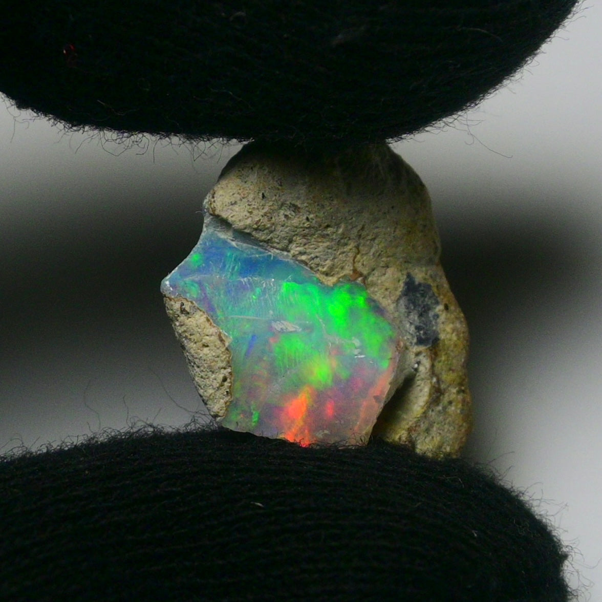 White Opal 9.30 Carats | Natural White Ethiopian Opal Rough - Ready for Cutting & Jewelry!