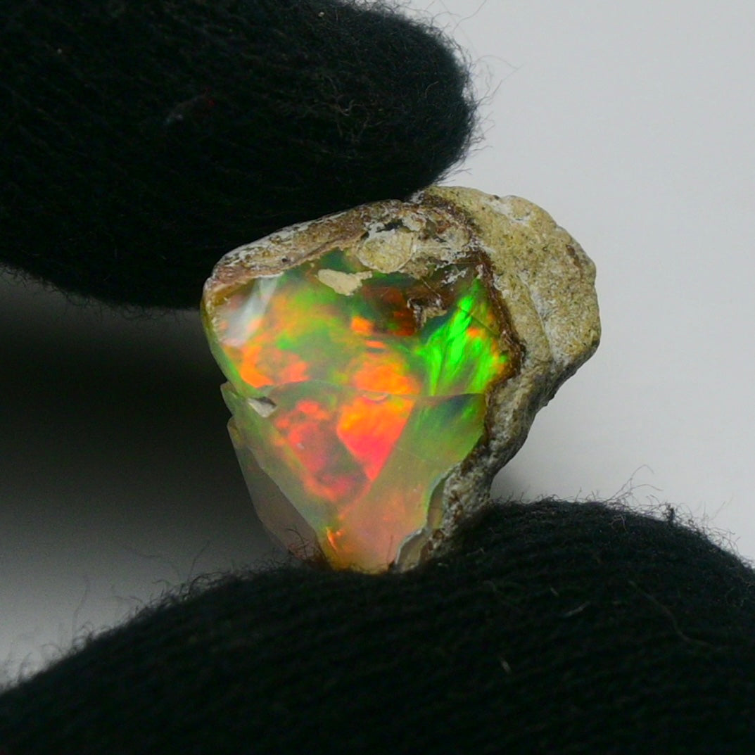 White Opal 9.40 Carats | Natural White Ethiopian Opal Rough - Ready for Cutting & Jewelry!