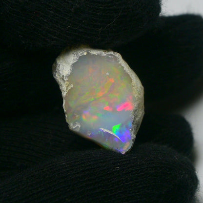 White Opal 21.30 Carats | Natural White Ethiopian Opal Rough - Ready for Cutting & Jewelry!