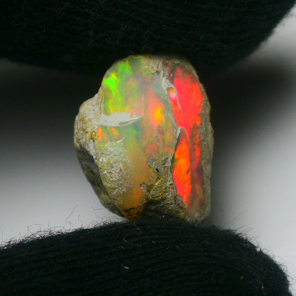 White Opal 8.65 Carats | Natural White Ethiopian Opal Rough - Ready for Cutting & Jewelry!
