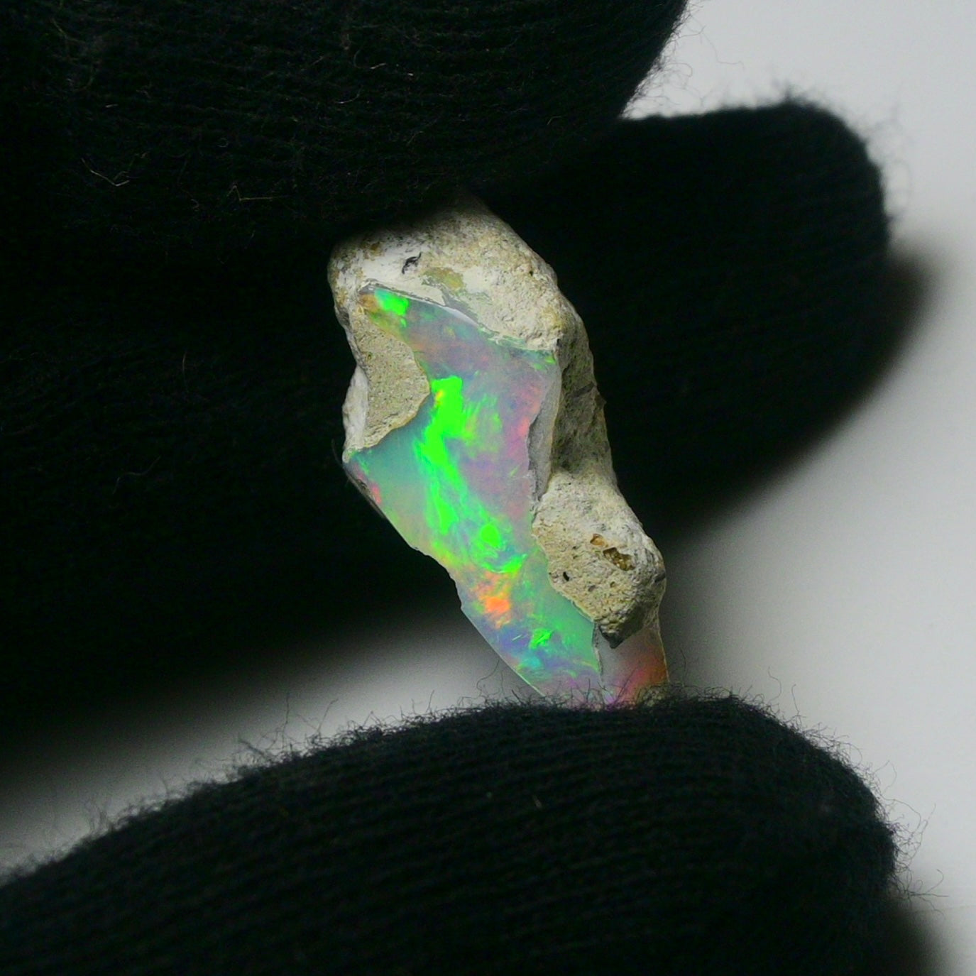 White Opal 13.60 Carats | Natural White Ethiopian Opal Rough - Ready for Cutting & Jewelry!