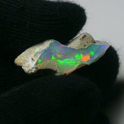 White Opal 13.60 Carats | Natural White Ethiopian Opal Rough - Ready for Cutting & Jewelry!