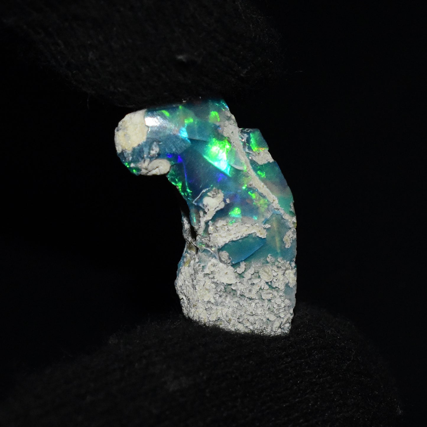 Black Opal Rough 4.95 Carats | Natural Ethiopian Opal Rough - Ready for Cutting & Jewelry | AAA Grade Opal Raw