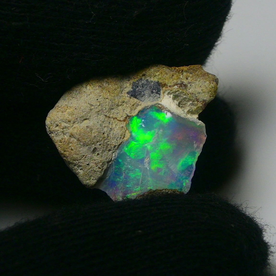 White Opal 9.30 Carats | Natural White Ethiopian Opal Rough - Ready for Cutting & Jewelry!