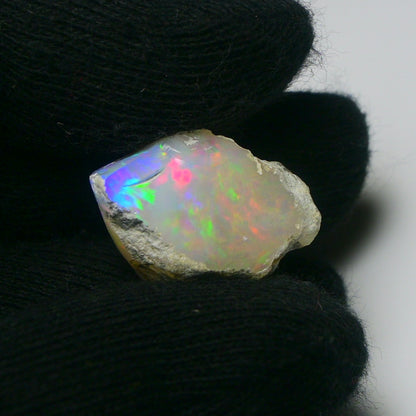White Opal 21.30 Carats | Natural White Ethiopian Opal Rough - Ready for Cutting & Jewelry!