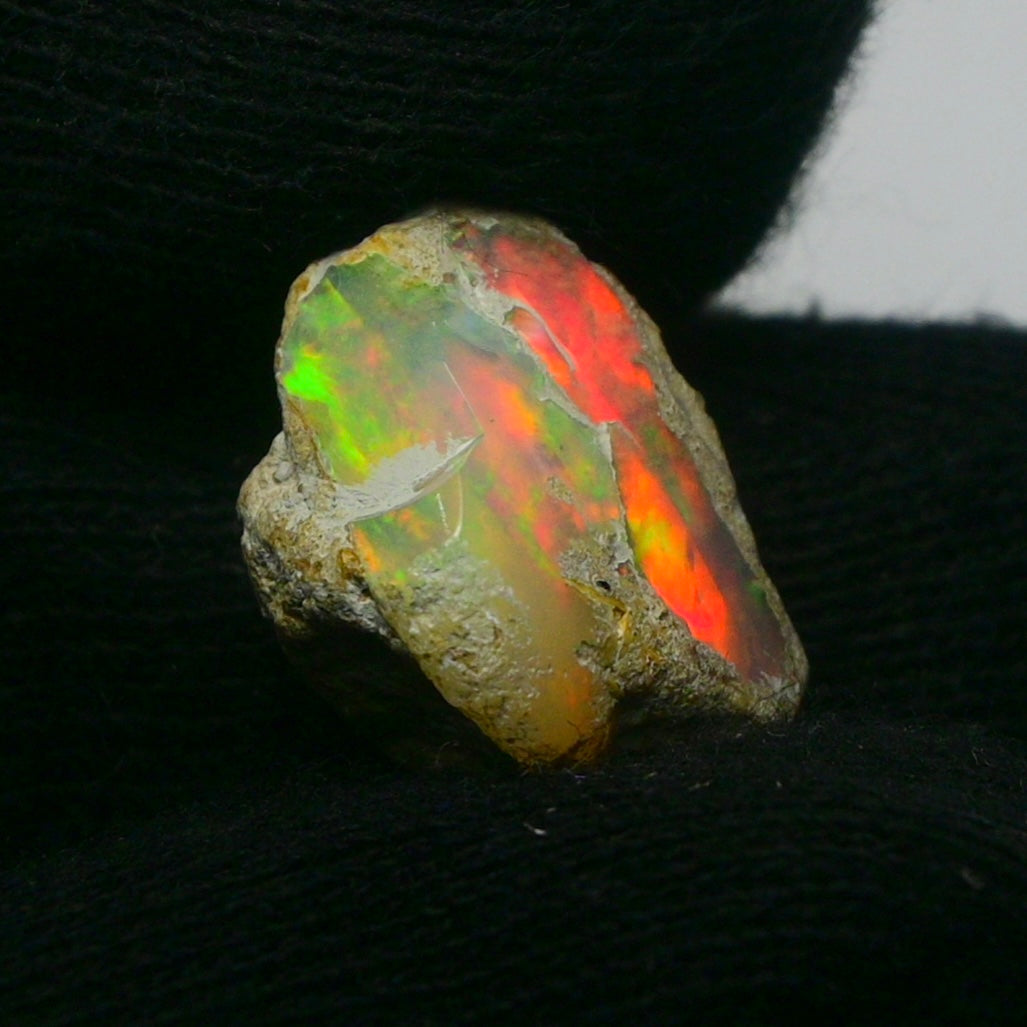 White Opal 8.65 Carats | Natural White Ethiopian Opal Rough - Ready for Cutting & Jewelry!