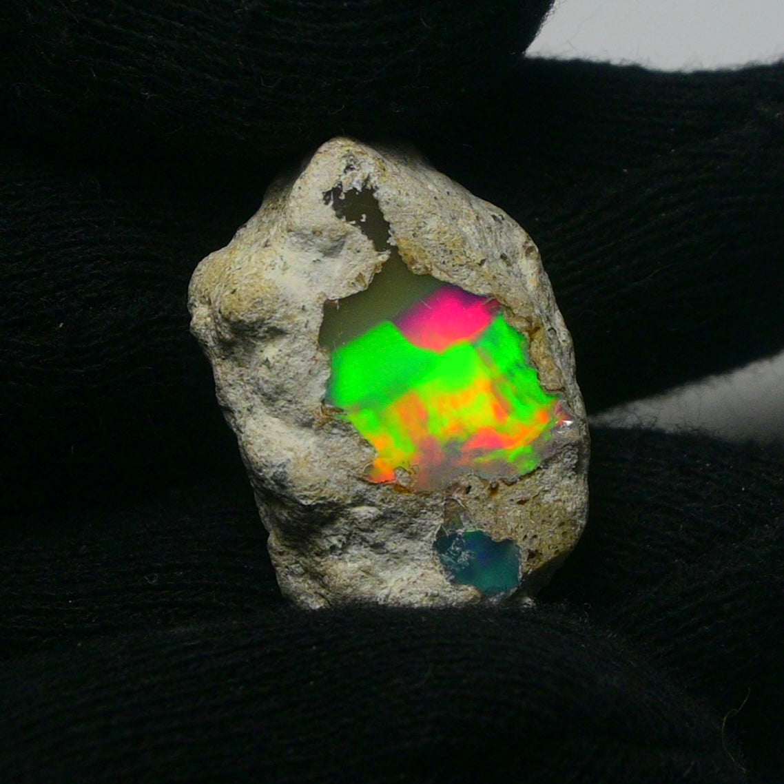 White Opal 20.00 Carats | Natural White Ethiopian Opal Rough - Ready for Cutting & Jewelry!