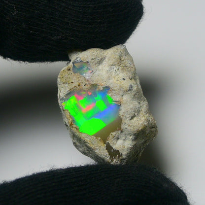 White Opal 20.00 Carats | Natural White Ethiopian Opal Rough - Ready for Cutting & Jewelry!