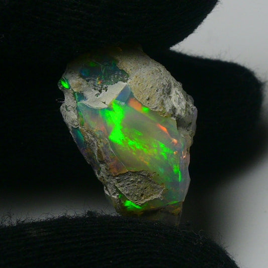White Opal 14.60 Carats | Natural White Ethiopian Opal Rough - Ready for Cutting & Jewelry!