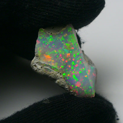 White Opal 18.45 Carats | Natural White Ethiopian Opal Rough - Ready for Cutting & Jewelry!