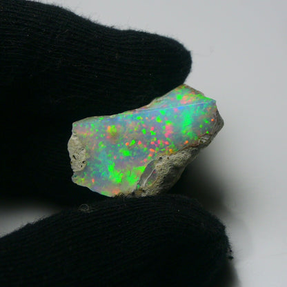White Opal 18.45 Carats | Natural White Ethiopian Opal Rough - Ready for Cutting & Jewelry!