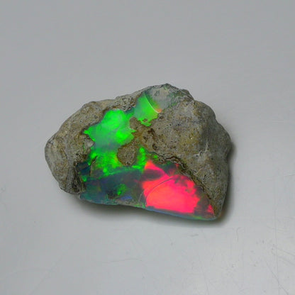 White Opal 13.40 Carats | Natural White Ethiopian Opal Rough - Ready for Cutting & Jewelry!