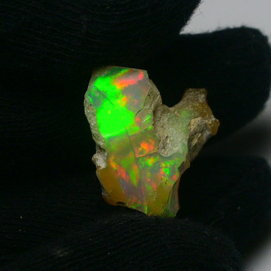 White Opal 14.20 Carats | Natural White Ethiopian Opal Rough - Ready for Cutting & Jewelry!