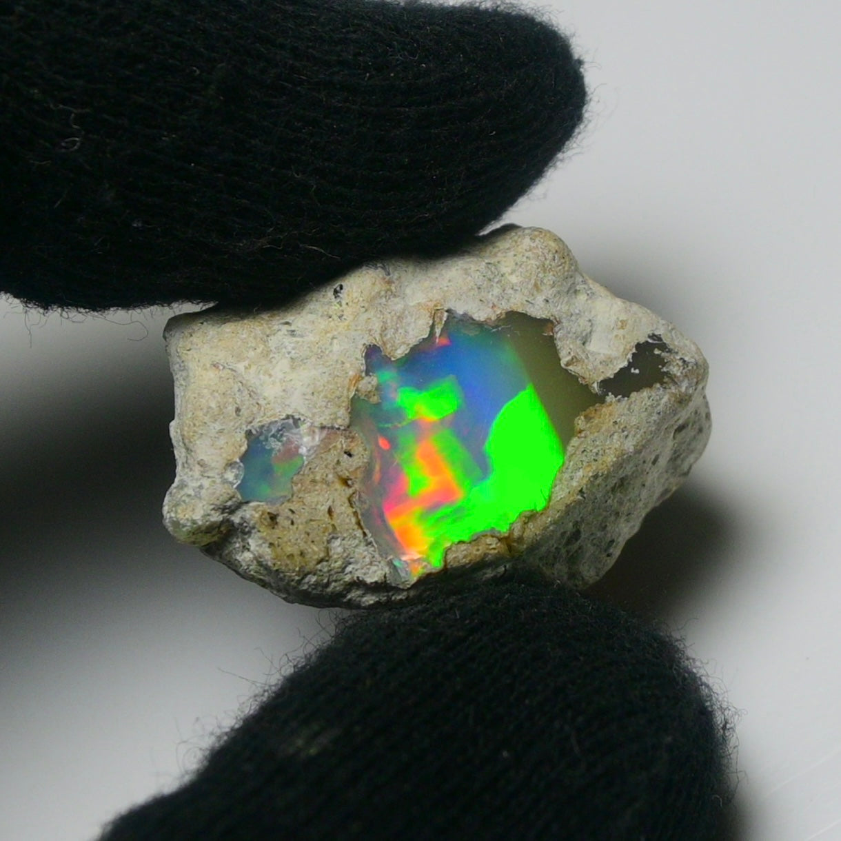 White Opal 20.00 Carats | Natural White Ethiopian Opal Rough - Ready for Cutting & Jewelry!