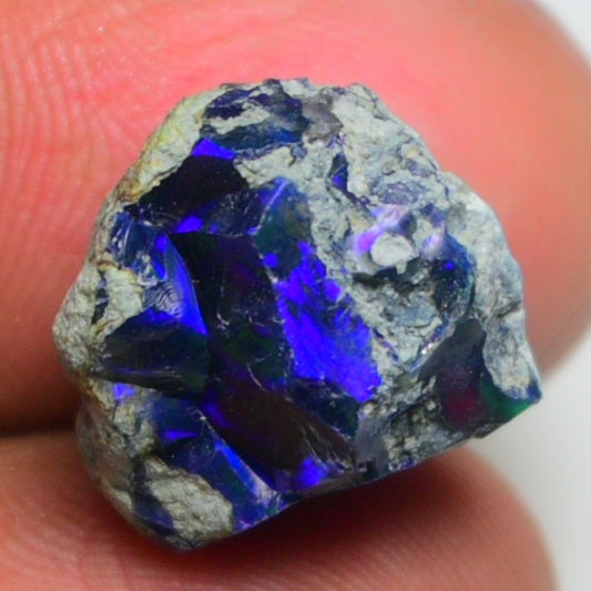 Rare Black Opal 8.50 Carats | Natural Black Ethiopian Opal Rough - Ready for Cutting & Jewelry!