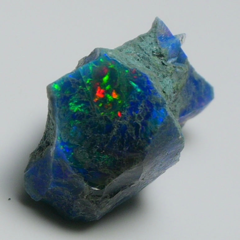 Rare Black Opal 25.45 Carats | Natural Black Ethiopian Opal Rough - Ready for Cutting & Jewelry!