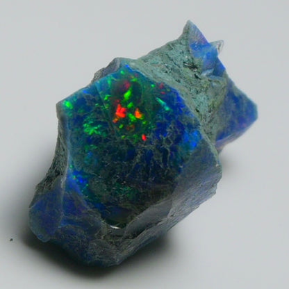 Rare Black Opal 25.45 Carats | Natural Black Ethiopian Opal Rough - Ready for Cutting & Jewelry!