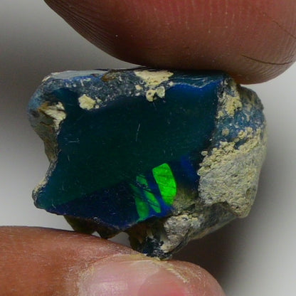 Rare Black Opal 12.80 Carats | Natural Black Ethiopian Opal Rough - Ready for Cutting & Jewelry!