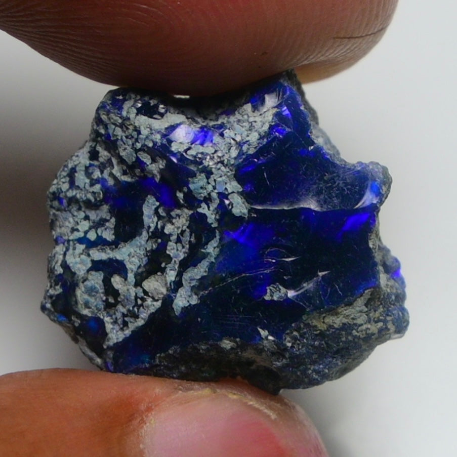 Rare Black Opal 11.70 Carats | Natural Black Ethiopian Opal Rough - Ready for Cutting & Jewelry!