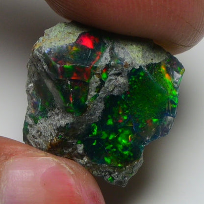 Rare Black Opal  10.00 Carats | Natural Black Ethiopian Opal Rough - Ready for Cutting & Jewelry!