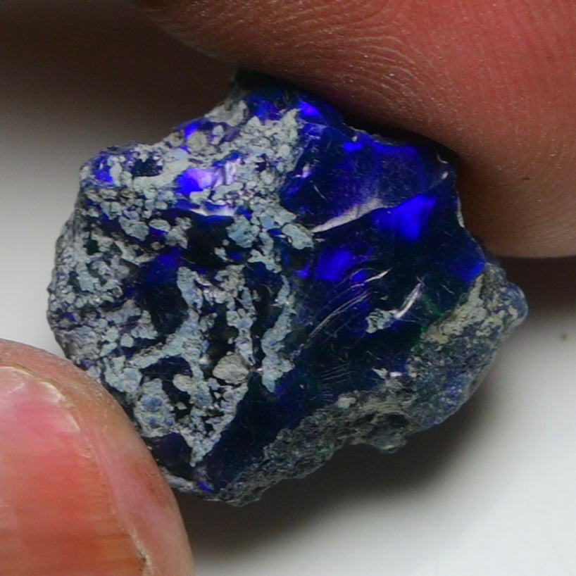 Rare Black Opal 11.70 Carats | Natural Black Ethiopian Opal Rough - Ready for Cutting & Jewelry!